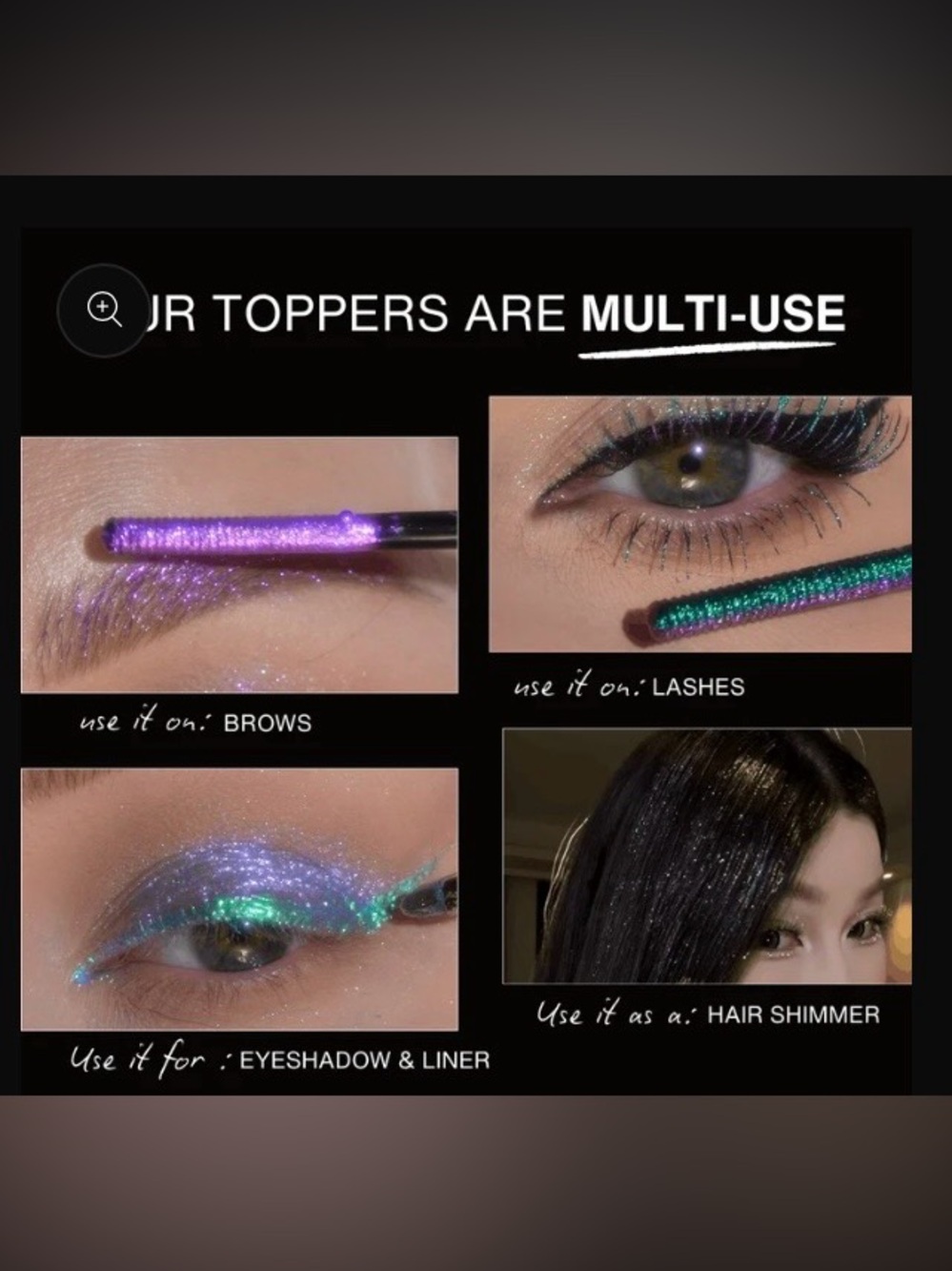 Multichrome mascara topper from Question Beauty in Turquoise Oasis - Picture 5 of 6